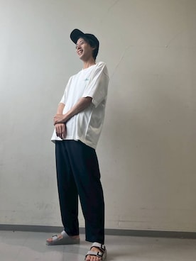 「アイテム（その他パンツ）」を使った、かずしさん（メンズ・176cm）の夏コーディネート