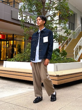 かずしさん(メンズ・176cm)の秋コーディネート