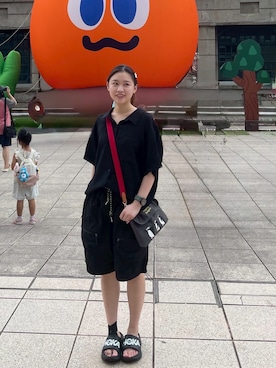「アイテム（パンツ）」を使った、ルフィ57さん（レディース・155cm）の夏コーディネート