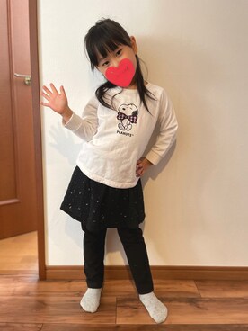 「Seraph（セラフ）のアイテム（パンツ）」を使った、mkpicsさん（キッズ・110cm）の冬コーディネート