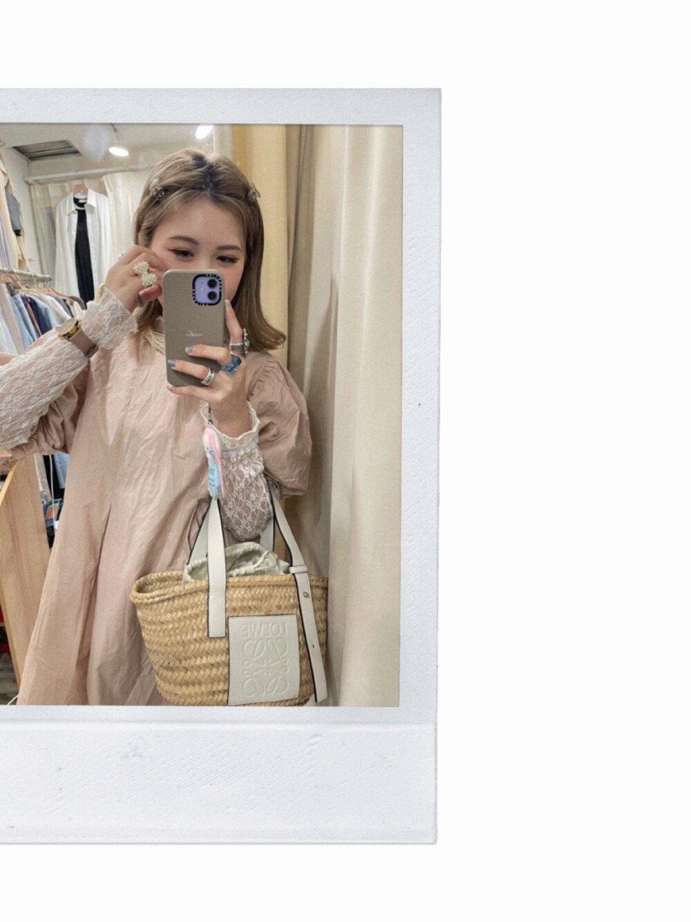 LOEWE カゴバック ホワイト LOEWE ロエベ かごバッグ バスケットバッグ ホワイト スモール