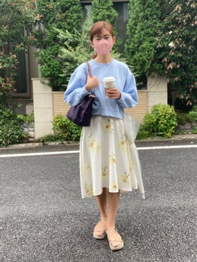 「TITTY&CO.（ティティーアンドコー）のアイテム」を使った、✿॰ॱ Mai ✿॰ॱさん（レディース・167cm）の夏コーディネート