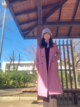 「アイテム（キャップ）」を使った、✿॰ॱ Mai ✿॰ॱさん（レディース・167cm・30代）の秋コーディネート