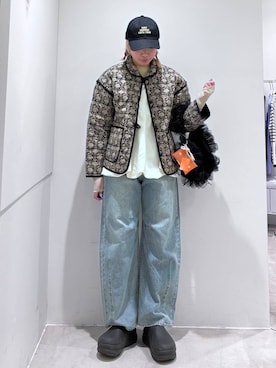 「URBAN RESEARCH Sonny Label（アーバンリサーチサニーレーベル）のアイテム（ブルゾン）」を使った、アサイーさん（レディース・160cm）の冬コーディネート