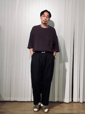 きいちさんの「【BENCH for relume】別注 DOUBLE QUILT TASSEL」を使ったコーディネート