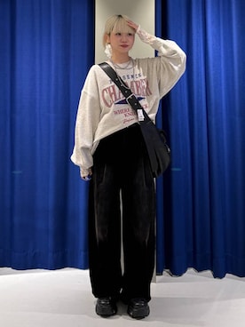 「アイテム（スウェット）」を使った、pisさん（レディース・157cm・20代）の夏コーディネート