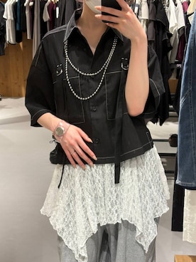 「PAGEBOY（ページボーイ）のアイテム（パンツ）」を使った、pisさん（レディース・157cm）の春コーディネート