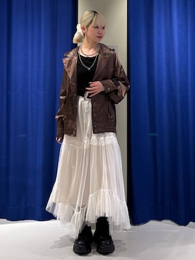 「PAGEBOY（ページボーイ）のアイテム」を使った、pisさん（レディース・157cm）の夏コーディネート