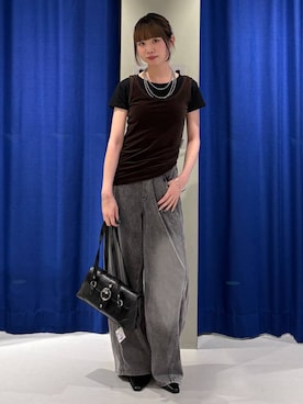 「PAGEBOY（ページボーイ）のアイテム」を使った、pisさん（レディース・157cm）の夏コーディネート