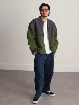 「ZIP FIVE（ジップファイブ）のアイテム（その他アウター）」を使った、ZIP FIVE【Official】さん（メンズ・175cm）の冬コーディネート