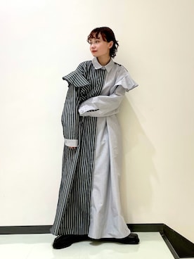 「KBF（ケイビーエフ）のアイテム（ブーツ）」を使った、ogaさん（レディース・147cm）の冬コーディネート