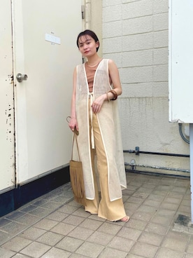 「KBF（ケイビーエフ）のアイテム（アクセサリー）」を使った、ogaさん（レディース・147cm）の夏コーディネート