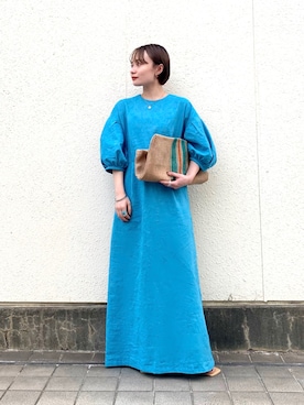 「KBF（ケイビーエフ）のアイテム（サンダル）」を使った、ogaさん（レディース・147cm）の夏コーディネート