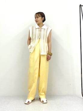 「KBF（ケイビーエフ）のアイテム（サンダル）」を使った、ogaさん（レディース・147cm）の夏コーディネート