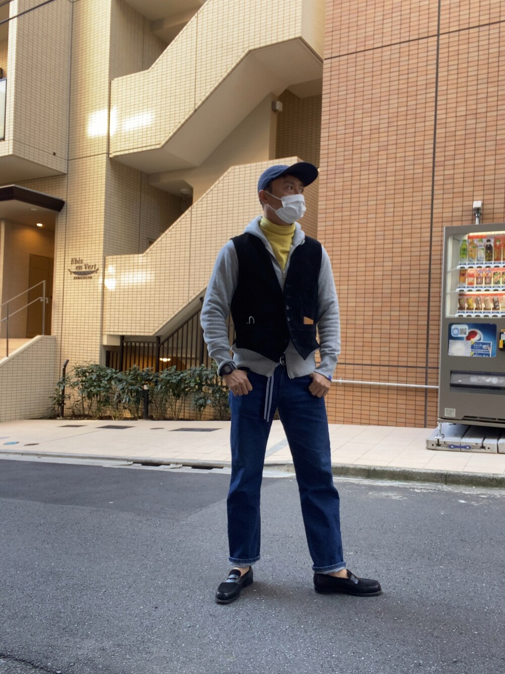 「オトナカジュアル、革靴、ローファー、秋コーデ、ootd」｜「WAREHOUSEのアイテム（デニムパンツ、その他）」を使った、manpou1984さん（メンズ・175cm）の秋コーディネートの1枚目の写真