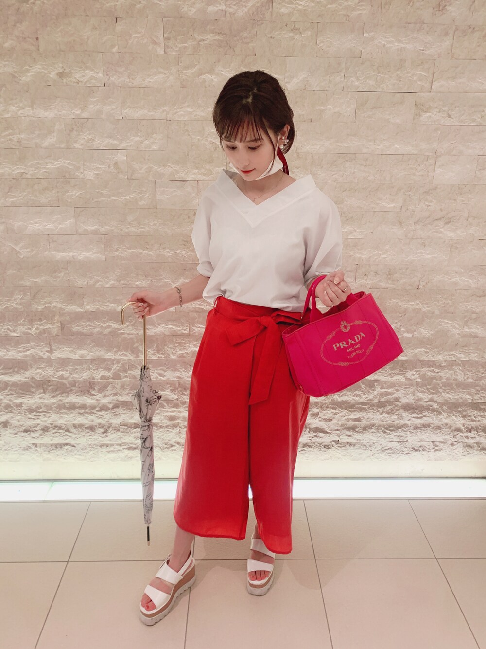 PRADA ブラック カナパ　キャンパス　トートバッグ ストラップ付き 1632014856.jpg