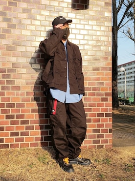 「ROTHCO（ロスコ）のアイテム（トップス）」を使った、pu1004さん（メンズ・176cm）の春コーディネート
