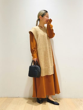 西野きよさん（レディース・152cm）の秋コーディネート