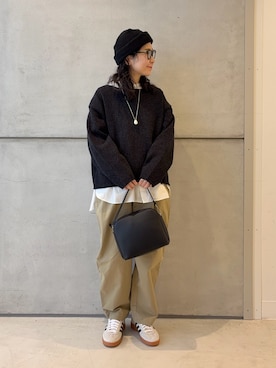 西野きよさん(レディース・152cm)の冬コーディネート