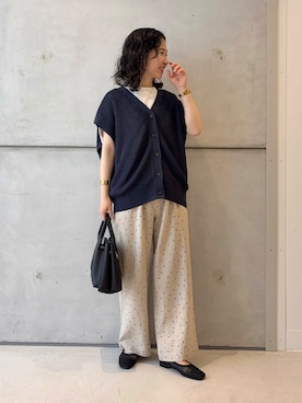 「アイテム（その他シューズ）」を使った、今日の西野さん（レディース・152cm）の夏コーディネート