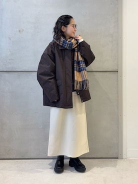 「アイテム（ブーツ）」を使った、西野きよさん（レディース・152cm・30代）の冬コーディネート