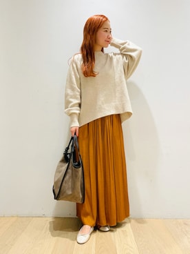 西野きよさん（レディース・152cm）の秋コーディネート