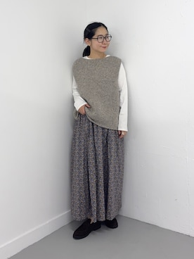西野きよさん（レディース・152cm）の秋コーディネート