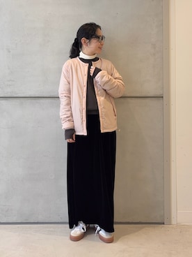 西野きよさん(レディース・152cm)の冬コーディネート