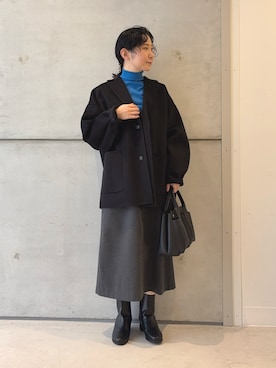 「アイテム（その他アウター）」を使った、西野きよさん（レディース・152cm・30代）の秋コーディネート