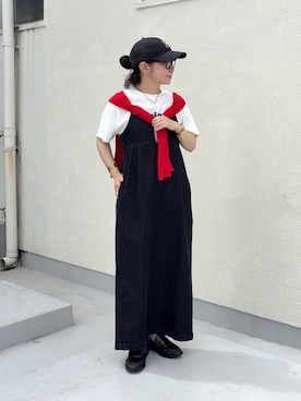 「アイテム（ワンピース/ドレス）」を使った、西野きよさん（レディース・152cm）の夏コーディネート