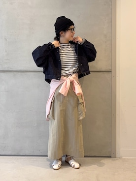 西野きよさん（レディース・152cm）の春コーディネート