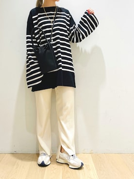 西野きよさん（レディース・152cm）の秋コーディネート