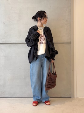 西野きよさん（レディース・152cm）の春コーディネート