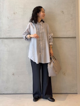 「doors」｜「アイテム（バレエシューズ）」を使った、西野きよさん（レディース・152cm）の夏コーディネート