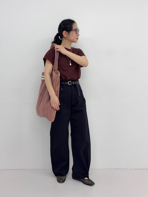 セール】コットンサテンカットオフカーブパンツ（その他パンツ