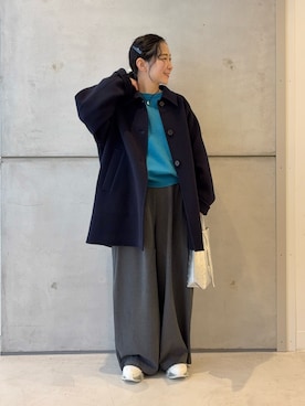 「FORK&SPOON（フォークアンドスプーン）のアイテム」を使った、西野きよさん（レディース・152cm）の冬コーディネート