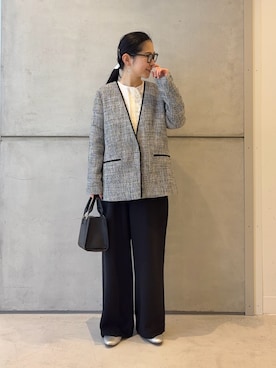 西野きよさん(レディース・152cm)の冬コーディネート