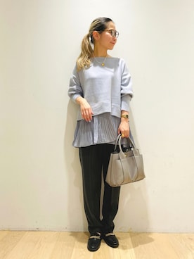 西野きよさん（レディース・152cm）の秋コーディネート