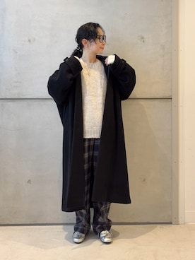 「アイテム（スニーカー）」を使った、西野きよさん（レディース・152cm・30代）の冬コーディネート