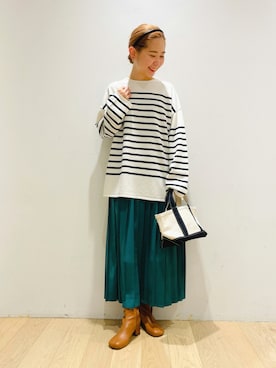 西野きよさん（レディース・152cm）の秋コーディネート