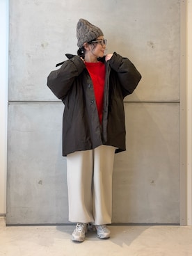 「アイテム（その他アウター）」を使った、西野きよさん（レディース・152cm・30代）の冬コーディネート