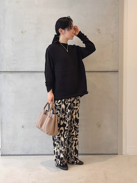 「RODE SKO（ロデスコ）のアイテム」を使った、西野きよさん（レディース・152cm）の秋コーディネート