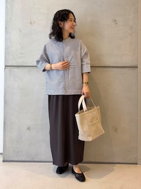 「アイテム（その他シューズ）」を使った、今日の西野さん（レディース・152cm）の夏コーディネート