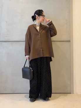 西野きよさん（レディース・152cm）の冬コーディネート