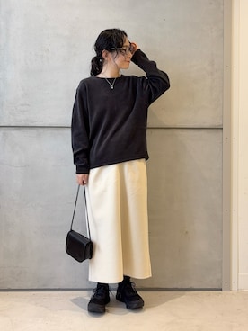 「アイテム（ネックレス）」を使った、西野きよさん（レディース・152cm・30代）の冬コーディネート