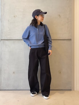 「アイテム（帽子）」を使った、西野きよさん（レディース・152cm・30代）の秋コーディネート