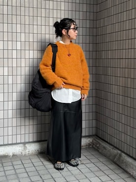 「URBAN RESEARCH DOORS（アーバンリサーチドアーズ）のNIKE　ナイキウィメンズエアリフト（スニーカー、その他）」を使った、西野きよさん（レディース・152cm）の秋コーディネート