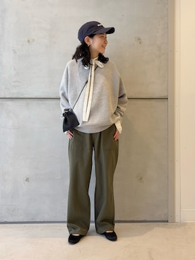 「アイテム（パンプス）」を使った、西野きよさん（レディース・152cm）の秋コーディネート