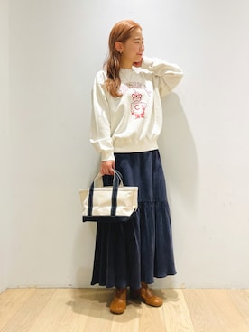 西野きよさん（レディース・152cm）の秋コーディネート