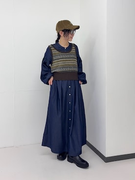 「URBAN RESEARCH Sonny Label（アーバンリサーチサニーレーベル）のアイテム」を使った、西野きよさん（レディース・152cm）の秋コーディネート